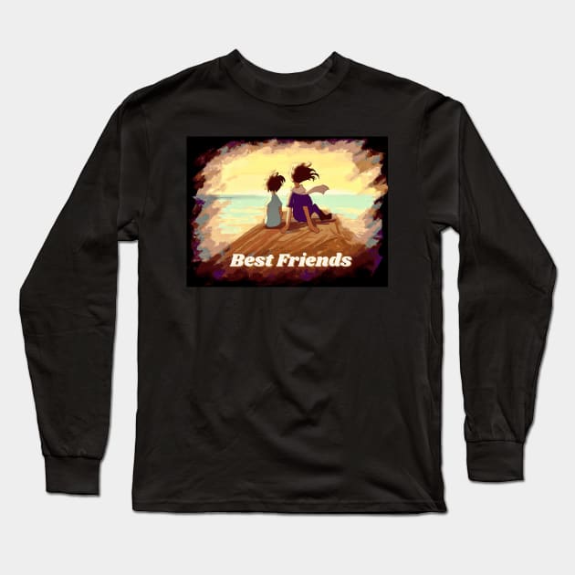 Best Friends Long Sleeve T-Shirt by Grahamgc